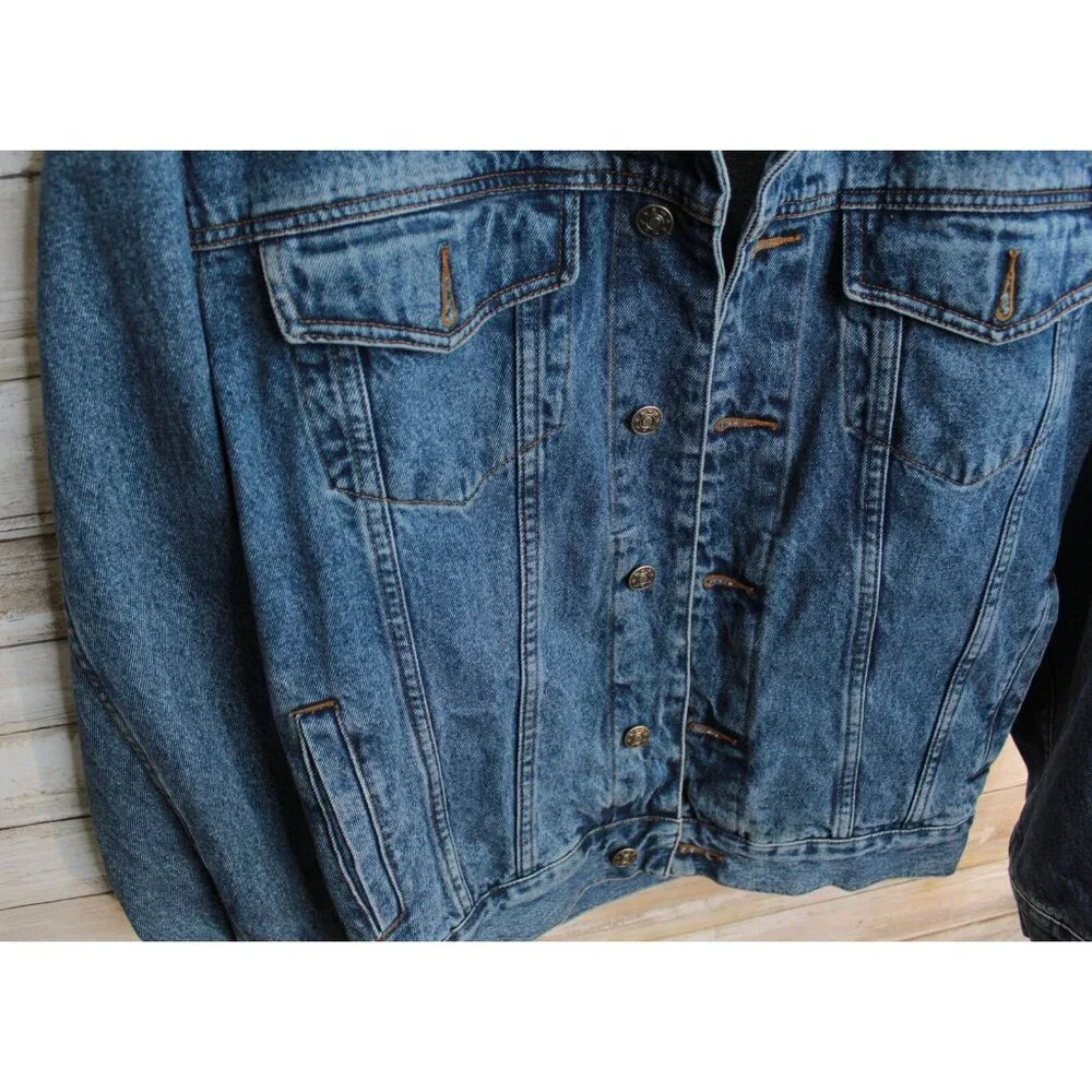 Vintage Corn Flakes Denim Trucker Jacket, Small,  Dunbrooke  Upstream‎